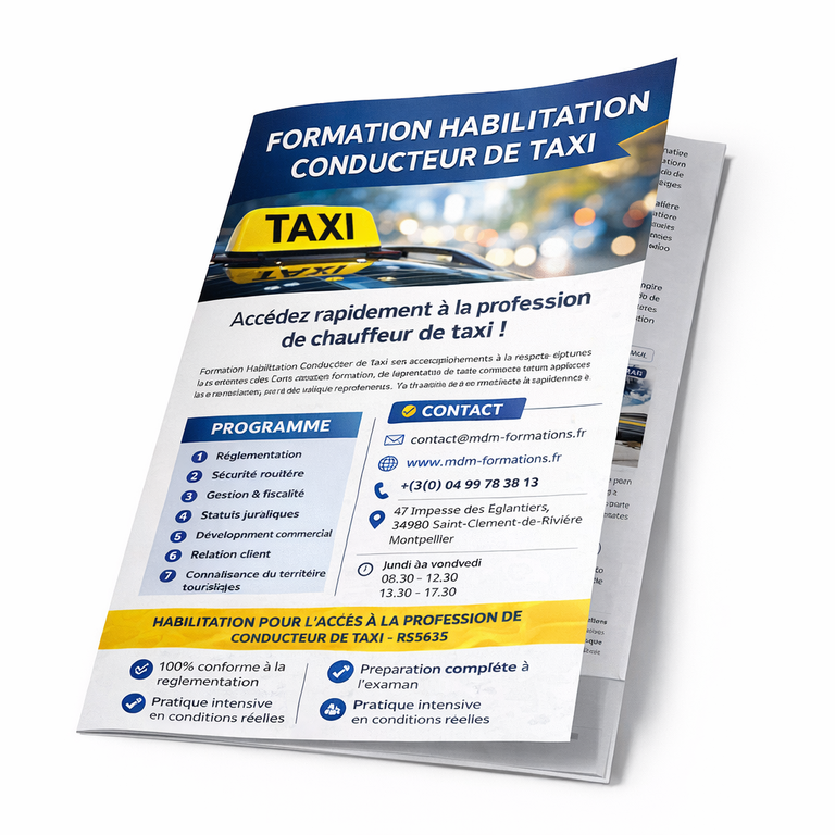 formation taxi montpellier