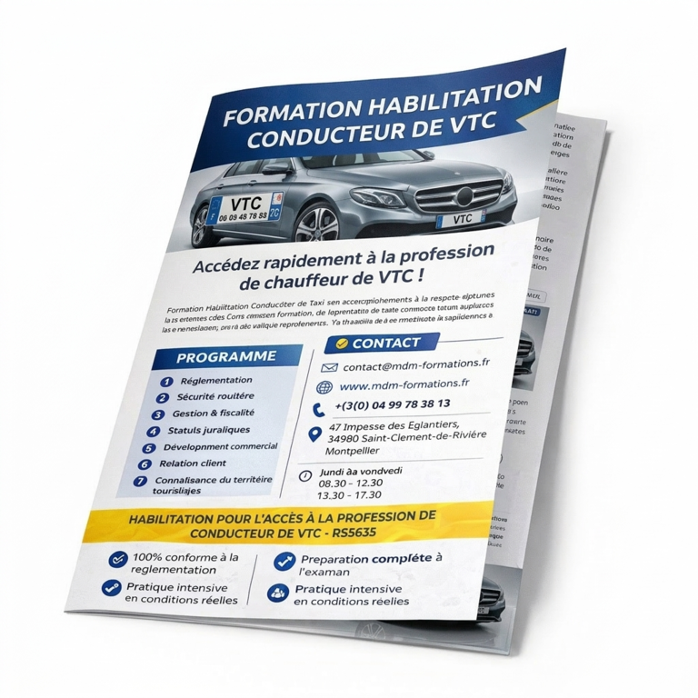brochure formation vtc montpellier